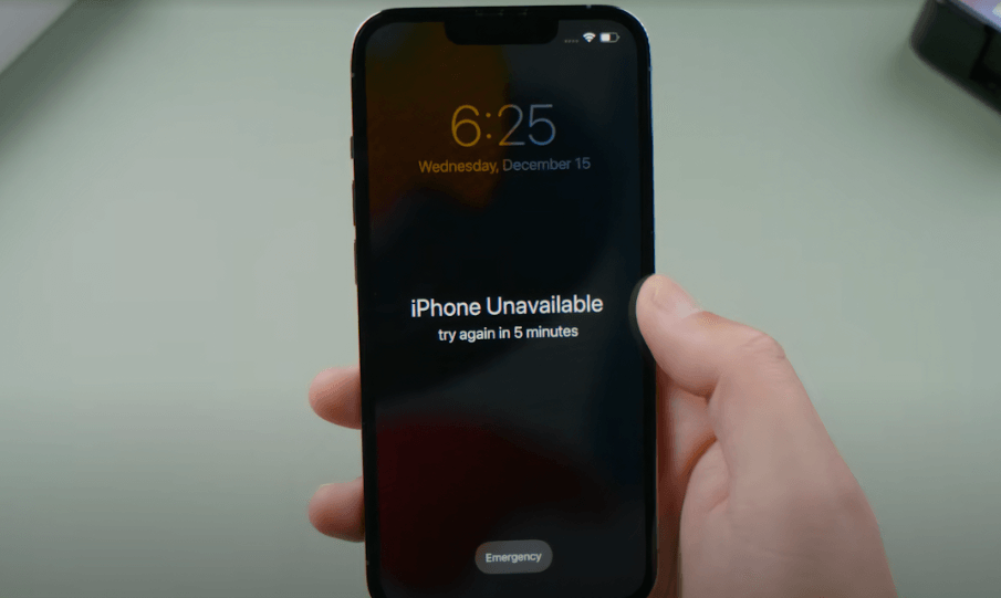 how to unlock an unavailable iPhone