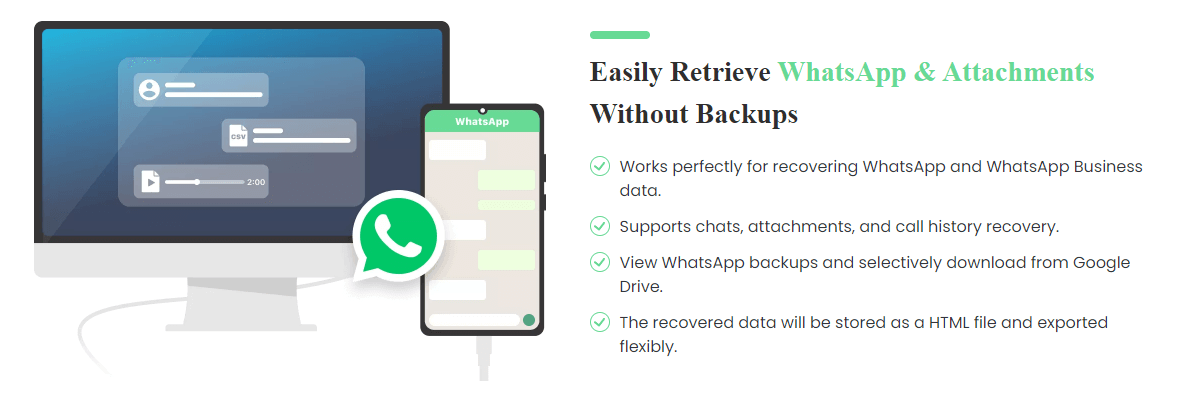 recover whatsApp data from device storage