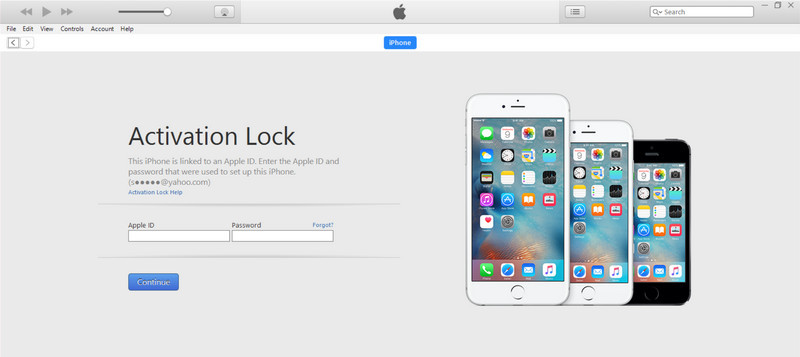 iTunes activation lock
