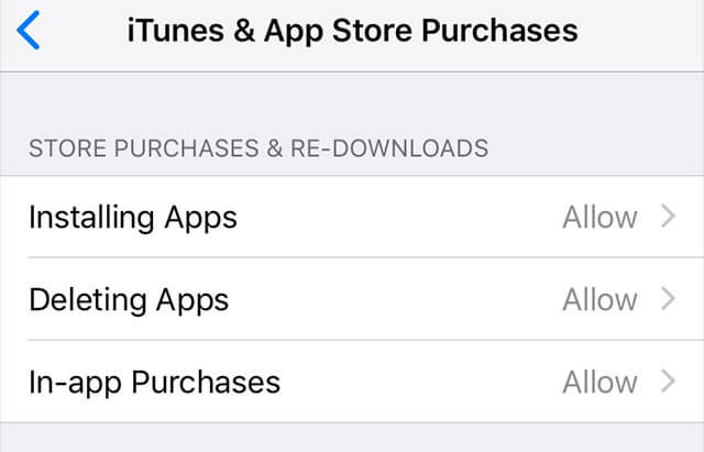 compras en itunes y app store