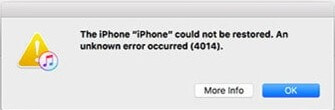 Error 4014 de iTunes