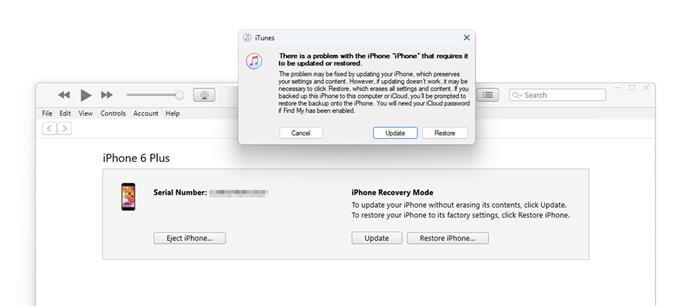 itunes restore if locked out of iphone