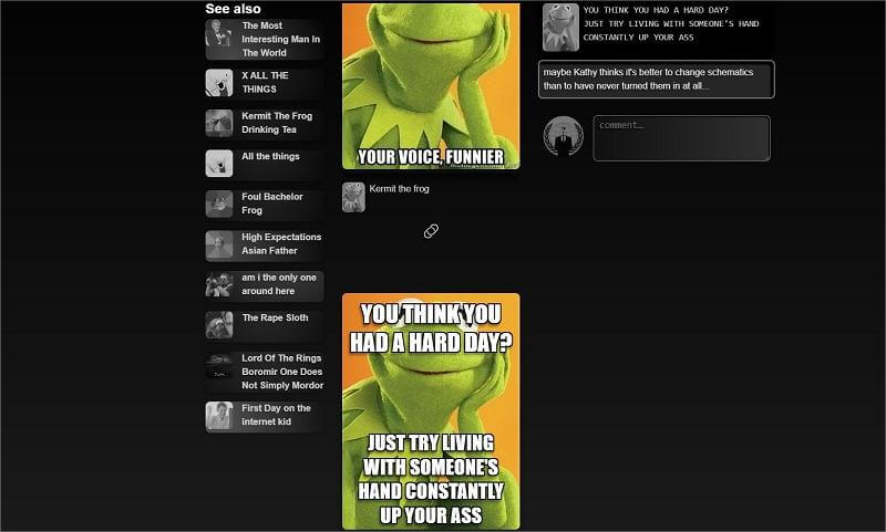 Kermit the Frog meme generator