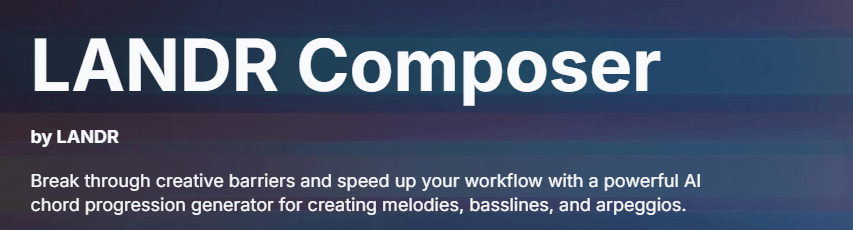 landr ai melody generator overview
