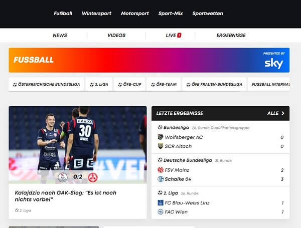 Laola1 Kostenlose Fußball-Streaming-Websites