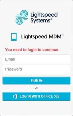 lightspeed account manager login