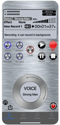 live voice changer prank call screen