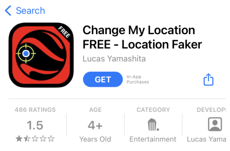 using fake location online