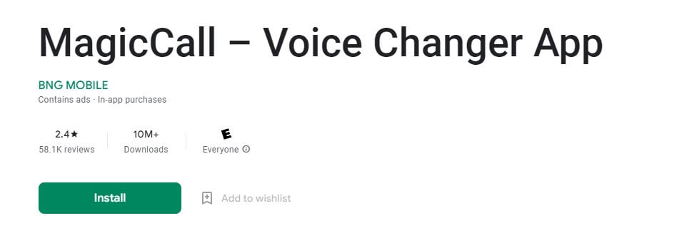 magic call voice changer 