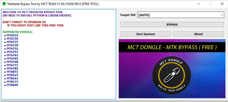 MCT bypass tool