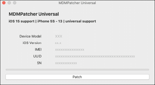 mdmpatcher universal install