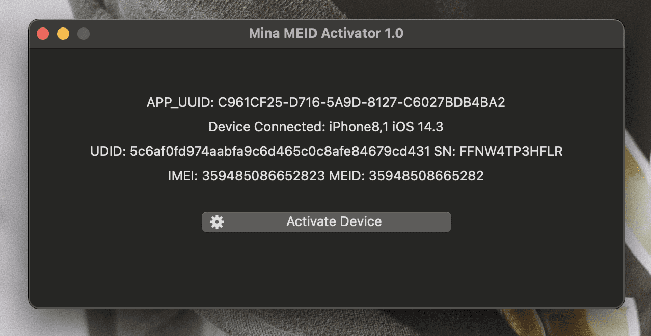 mina meid activator