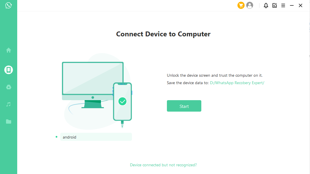 mode1 connect device to pc