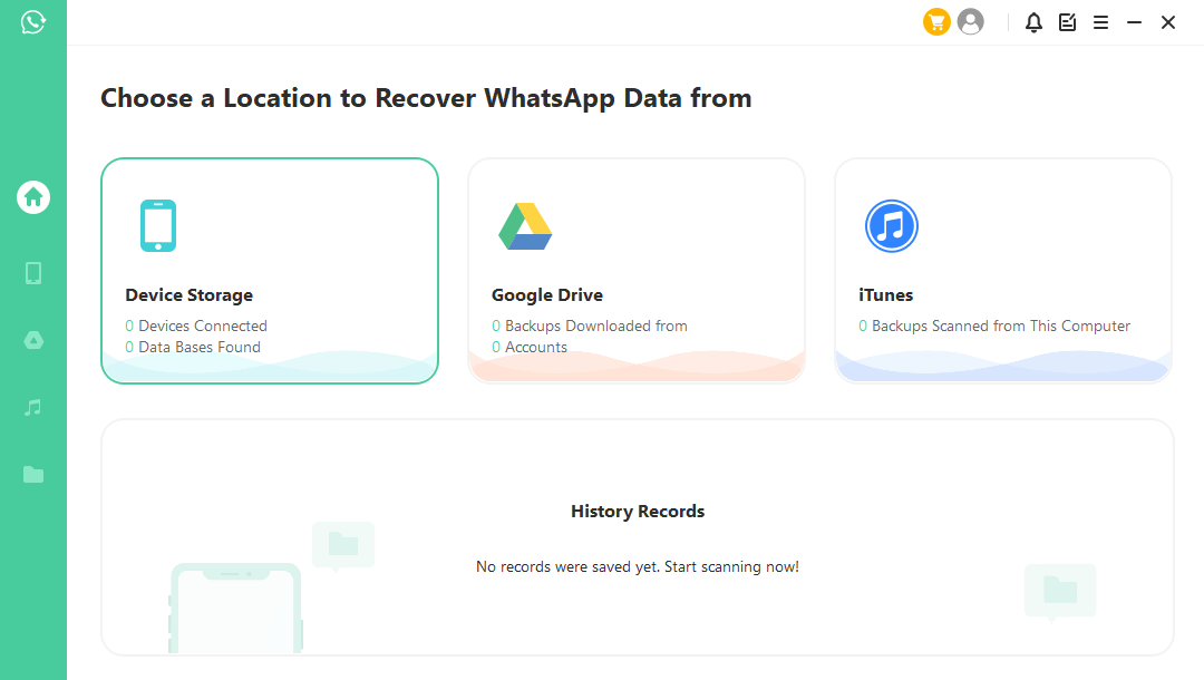 recover whatsApp data from device storage