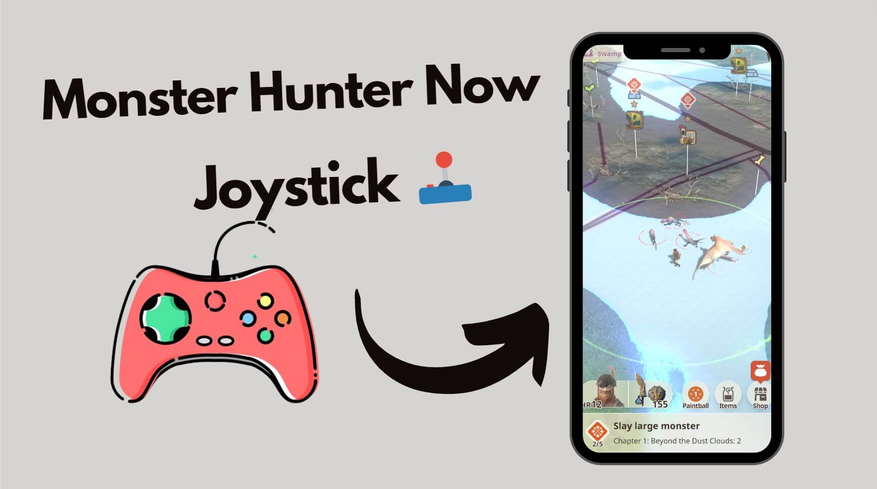 2023 Safest Monster Hunter Now Joystick for iOS and Android