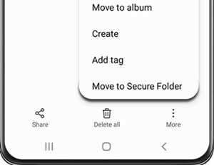 move photos to secure folder