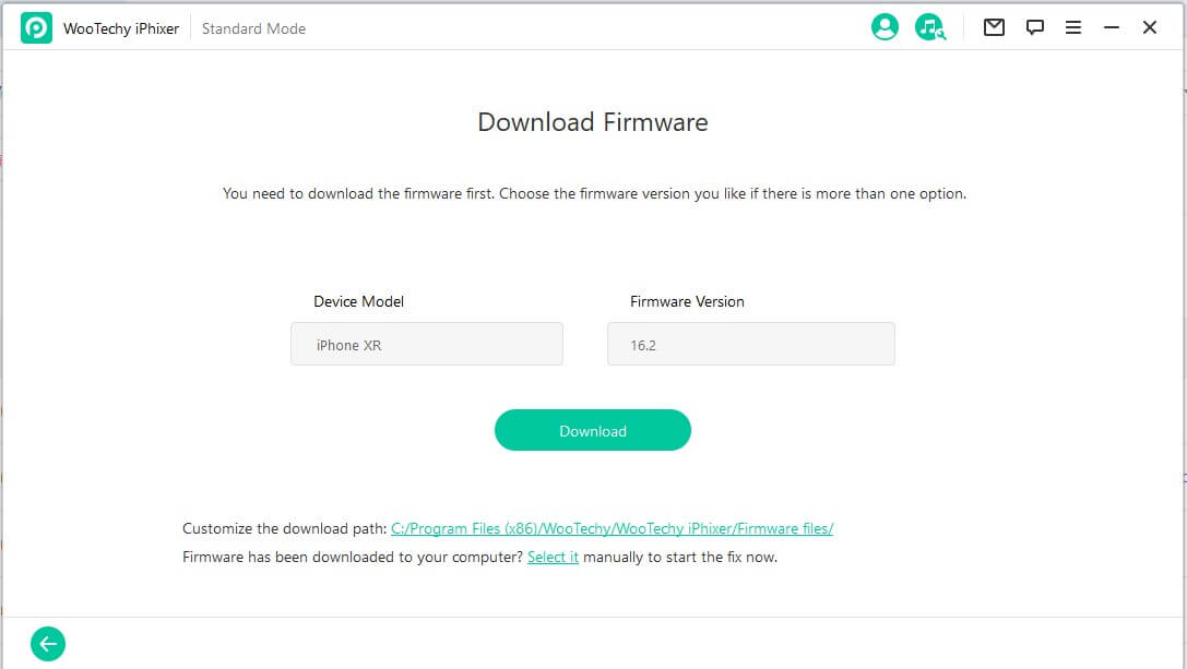 descargar firmware iPhone