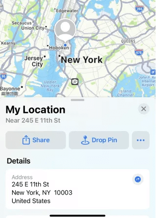 New York Location Map