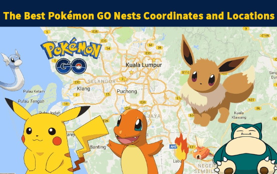 pokemon go nests coordinates and locations