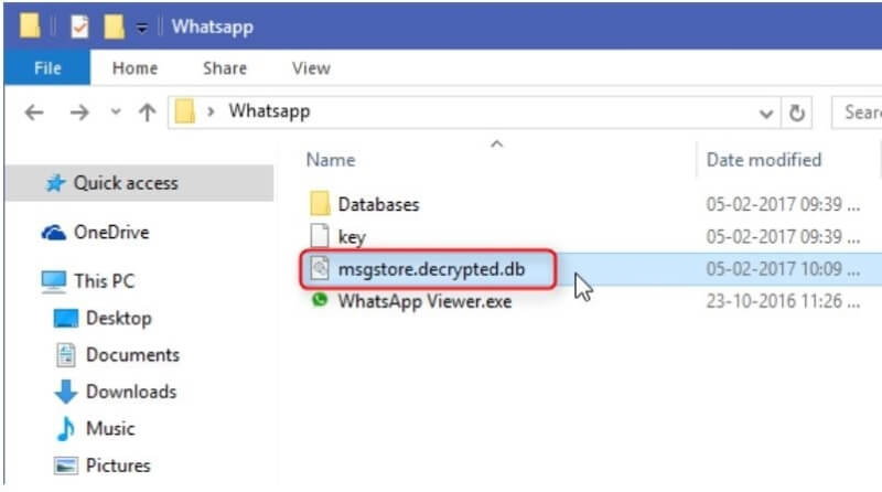 read encrypted whatsapp messages