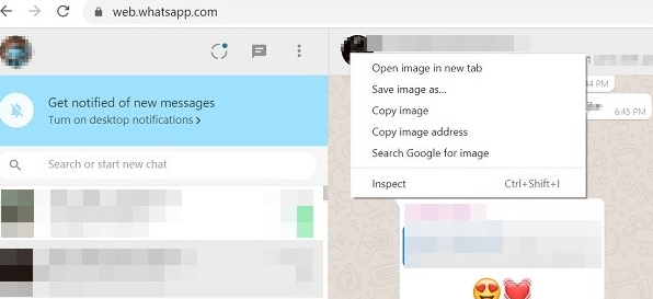 read encrypted WhatsApp messages from web