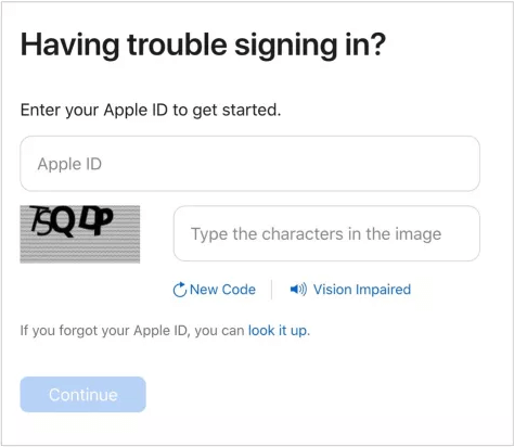 recover apple id password on iforgot 1