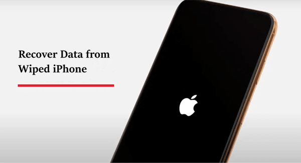 recover data from wiped iphone
