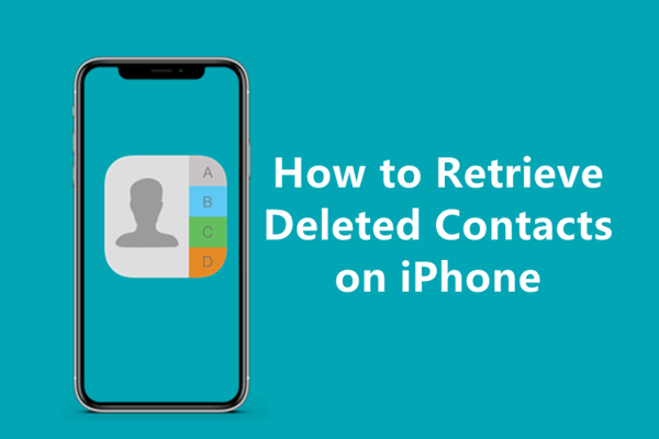 recover deleted contacts on iPhone