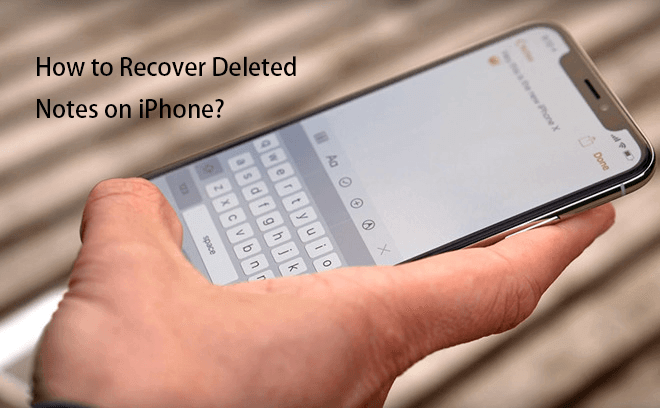 recover deleted notes on iPhone after update