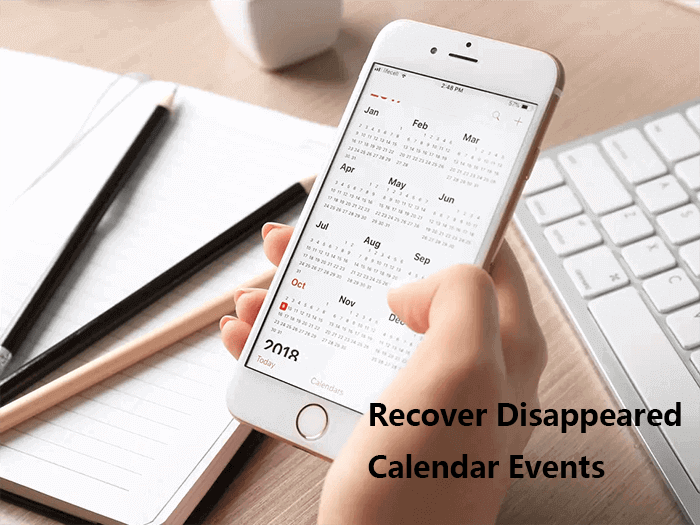 how to recover disappeared calendar events on iPhone