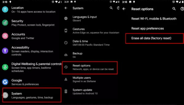 recover disappearing android texts from google backup