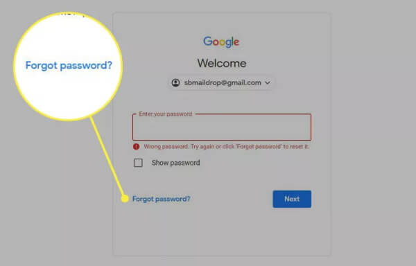 recover google account password 1