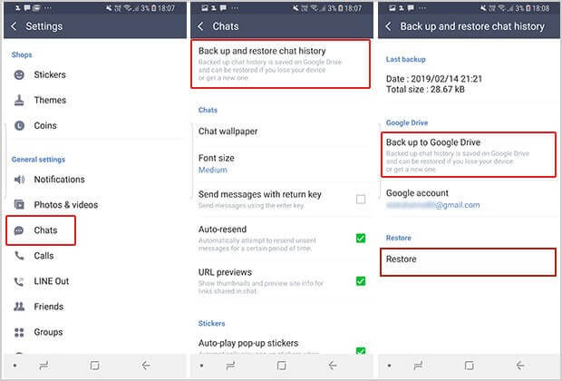 how to recover deleted Kik messages on Android