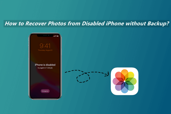 recover photos from disabled iPhone without backup