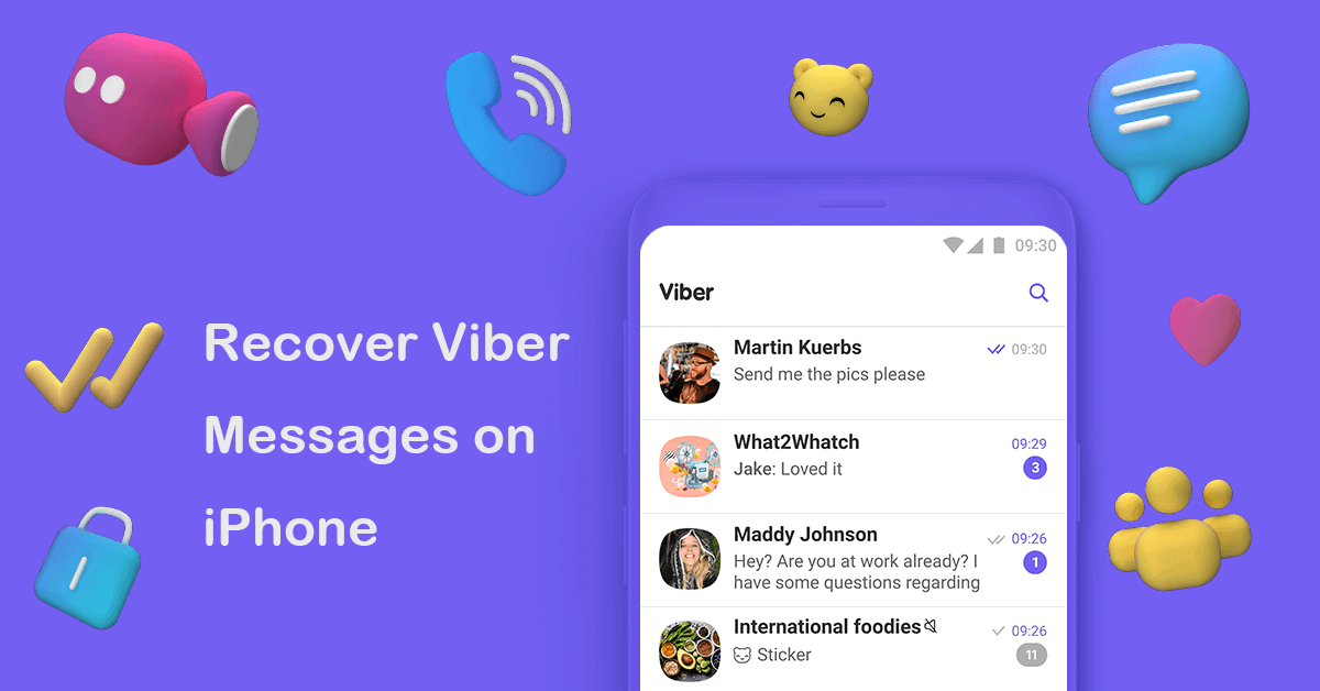 How to recover viber chat history