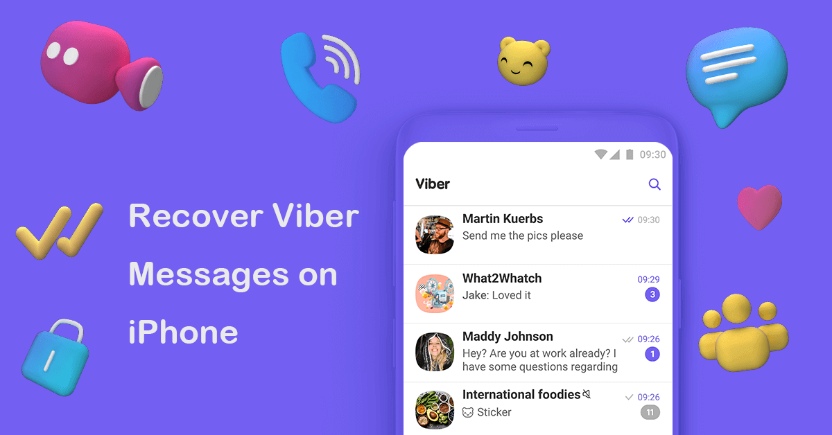 how to download viber deleted messages