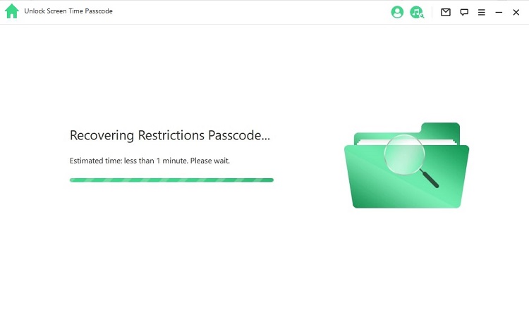 recovering restrictions passcode