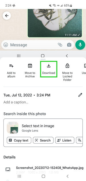 從 Google Photos 重新下載照片