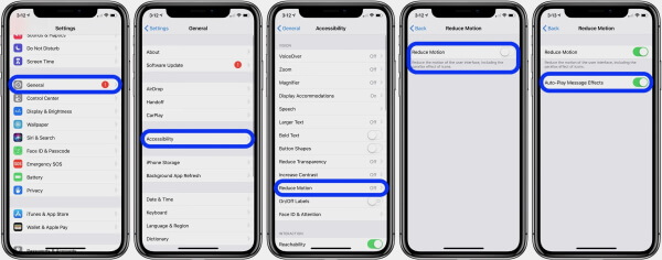 reduce motion iphone
