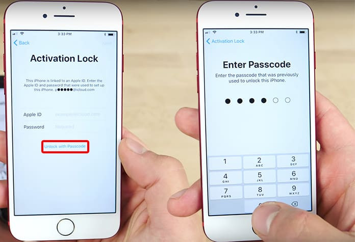 iphone 7 factory reset activation lock