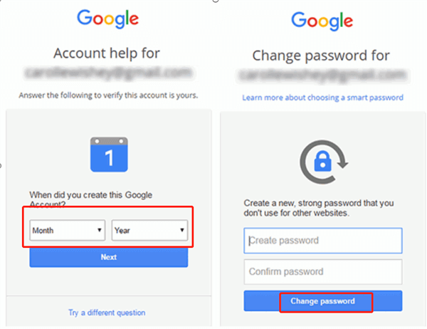 remove google lock via recovery email