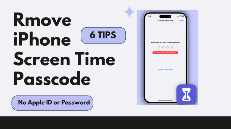 remove screen time passcode on iPhone