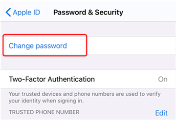 reset apple id password by 2fa