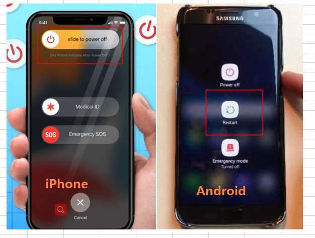 restart phone iphone android