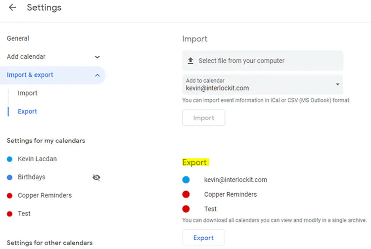 how to recover deleted calendar events from local backup