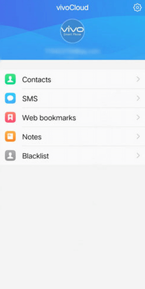 recover deleted call history in Vivo from Vivo Cloud