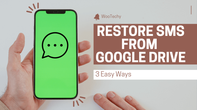 restore sms from google drive