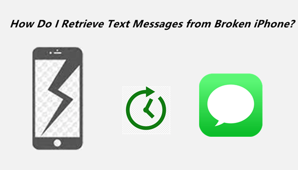 recuperar mensajes de texto de iPhone roto