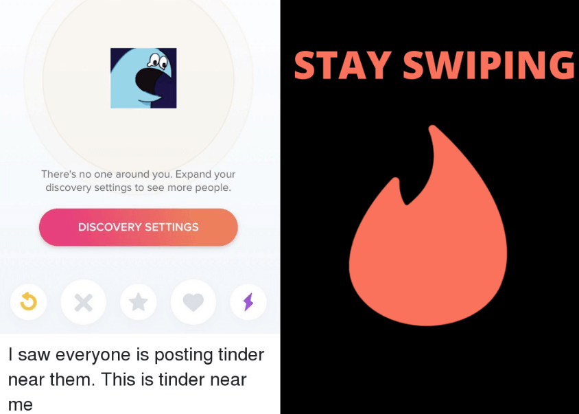run out of matches on tinder