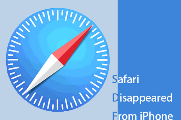 safari icon disappeared iphone